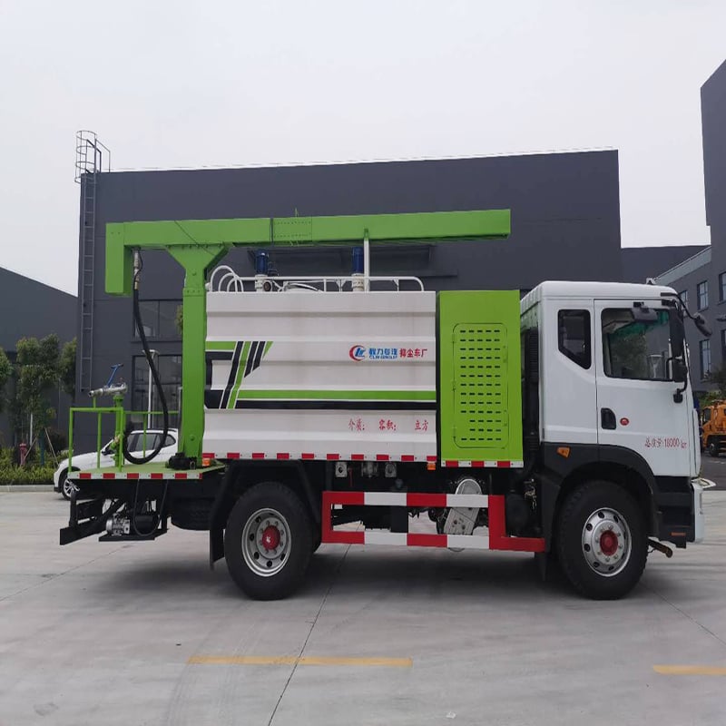 National Ⅵ Dongfeng D9 Railway Tank Vacuum Truck & Water Dust Suppression Truck